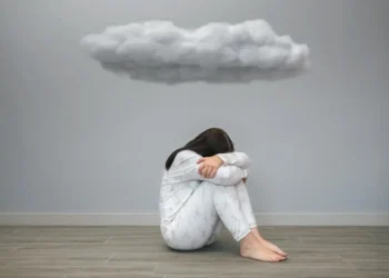 امرأة تعاني من الاكتئاب