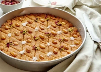 طريقة عمل البسبوسة الطرية في المنزل