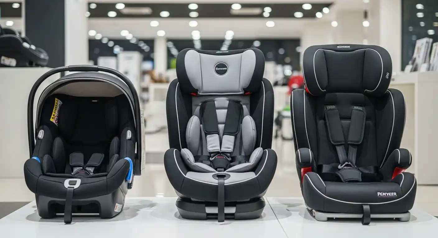 اختيار كرسي السيارة المناسب للطفل وعمره ووزنه