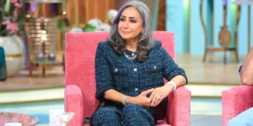 هالة كاظم ضيفة برنامج تلفزيوني، تتحدث عن رحلتها