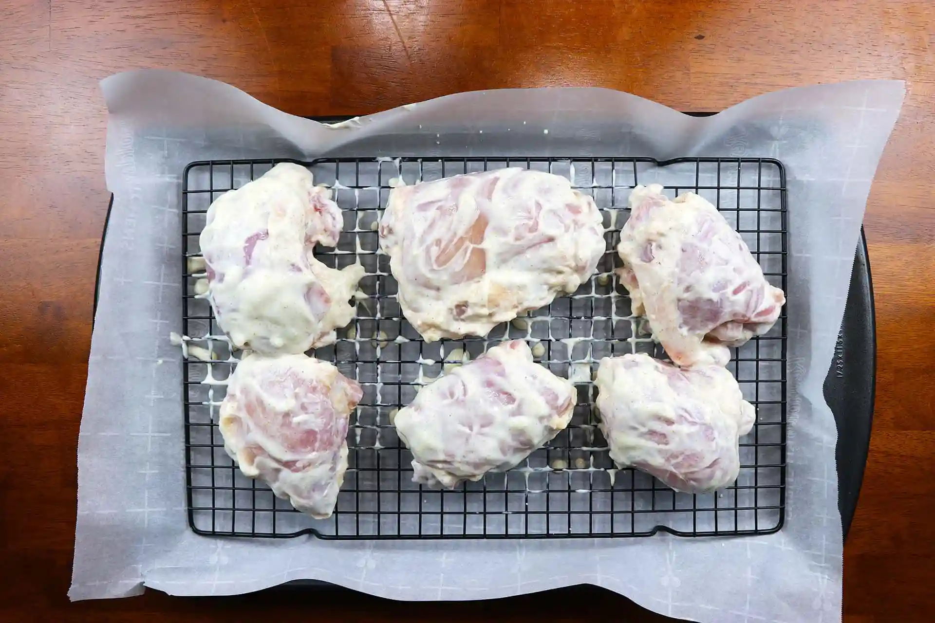 تتبيلة الدجاج المشوي في الفرن بالزبادي والليمون خطوة التحضير