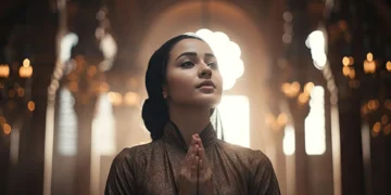 امرأة تشعر بالذنب أثناء الصيام في رمضان