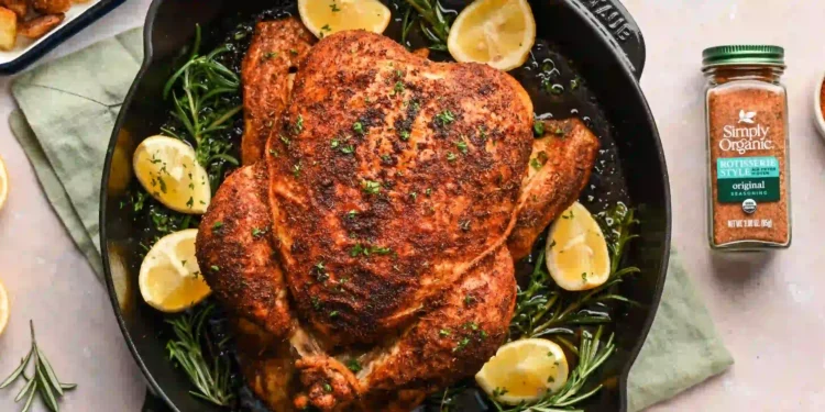 تتبيلة الدجاج المشوي في الفرن بطعم المطاعم مع لون ذهبي مقرمش