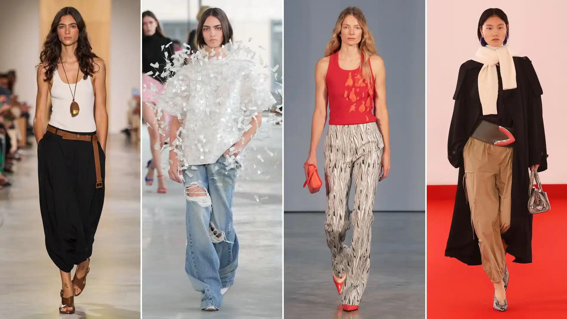 ألوان موضة صيف 2026 للنساء بدرجات الأحمر والأصفر والأبيض